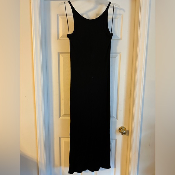 High Neck Ribbed Maxi Dress - Picture 2 of 6